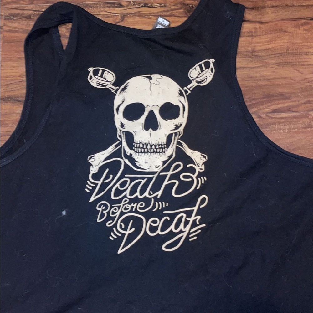 DEATH BY DECAF DUTCH BROS TANK